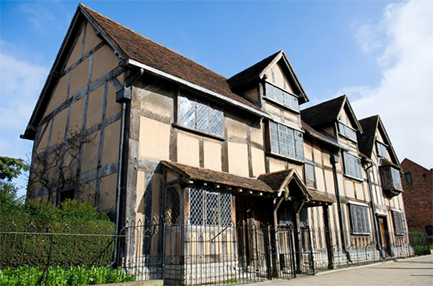 Shakespeare's home in Stratford-on-Avon