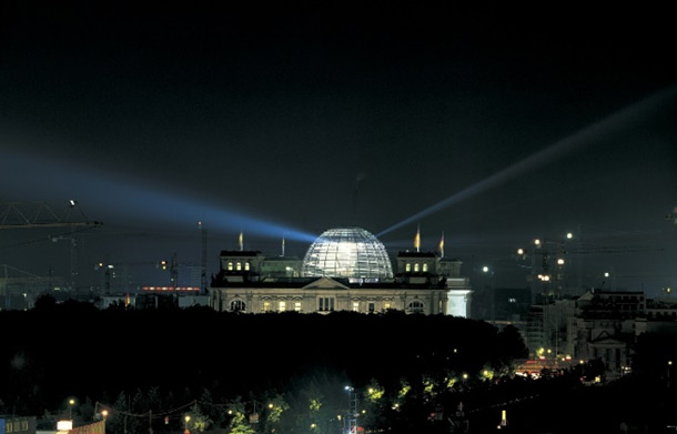 Norman Foster’s reworking of the Reichstag: Berlin (photograph by Nigel Young).