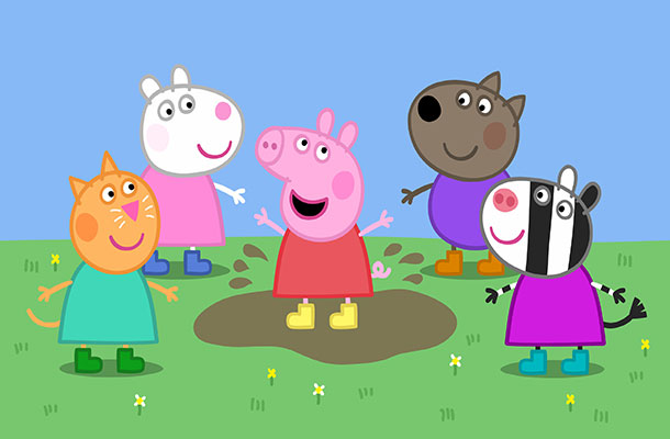 Image of Peppa and friends.