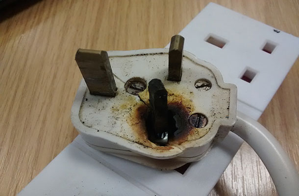 Burnt plug