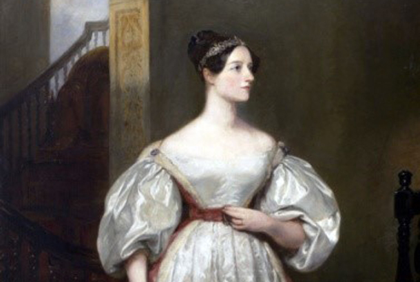 Visionary Ada Lovelace, reputedly the author of world’s first computer programmer, defied her context. She was introduced to Charles Babbage by Mary Somerville, her tutor. (Portrait of Ada Lovelace by Margarete Sarah Carpenter ©Government Art Collection DCMS)