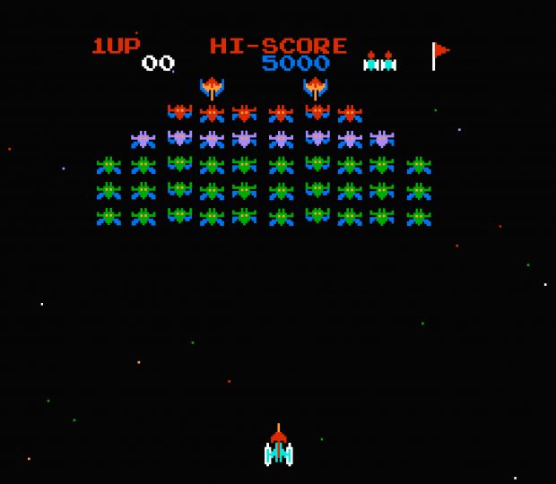 old arcade space games