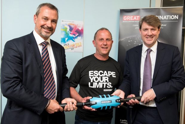 Escape Fitness on World IP Day in April with IPO CEO, Tim Moss and Minister for IP Chris Skidmore.