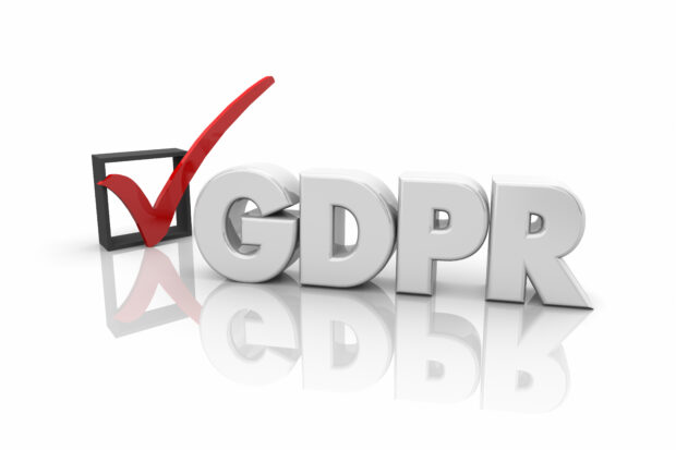 GDPR General Data Protection Regulation Check Mark Box 3d