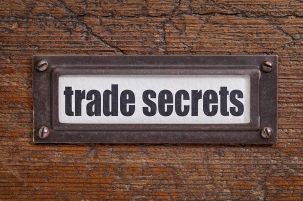 trade secrets label