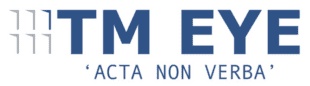 TM EYE logo, acta non verba