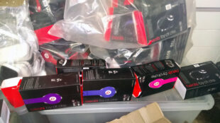 Counterfeit headphones seized by Trading Standards in Wales