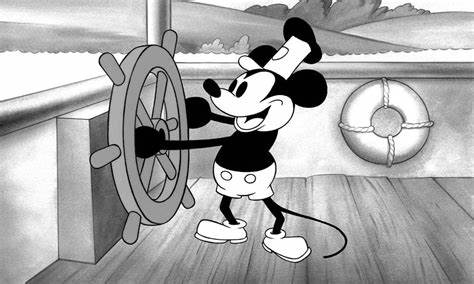 1921 Disney cartoon ‘Steamboat Willie’ character Mickey Mouse.