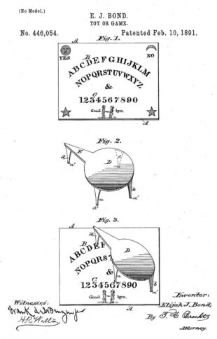 Patent drawings for US446054.