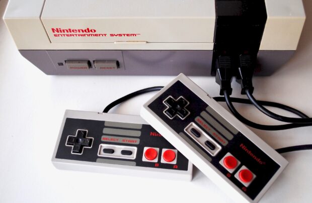 An image of the Nintendo Entertainment System (NES)