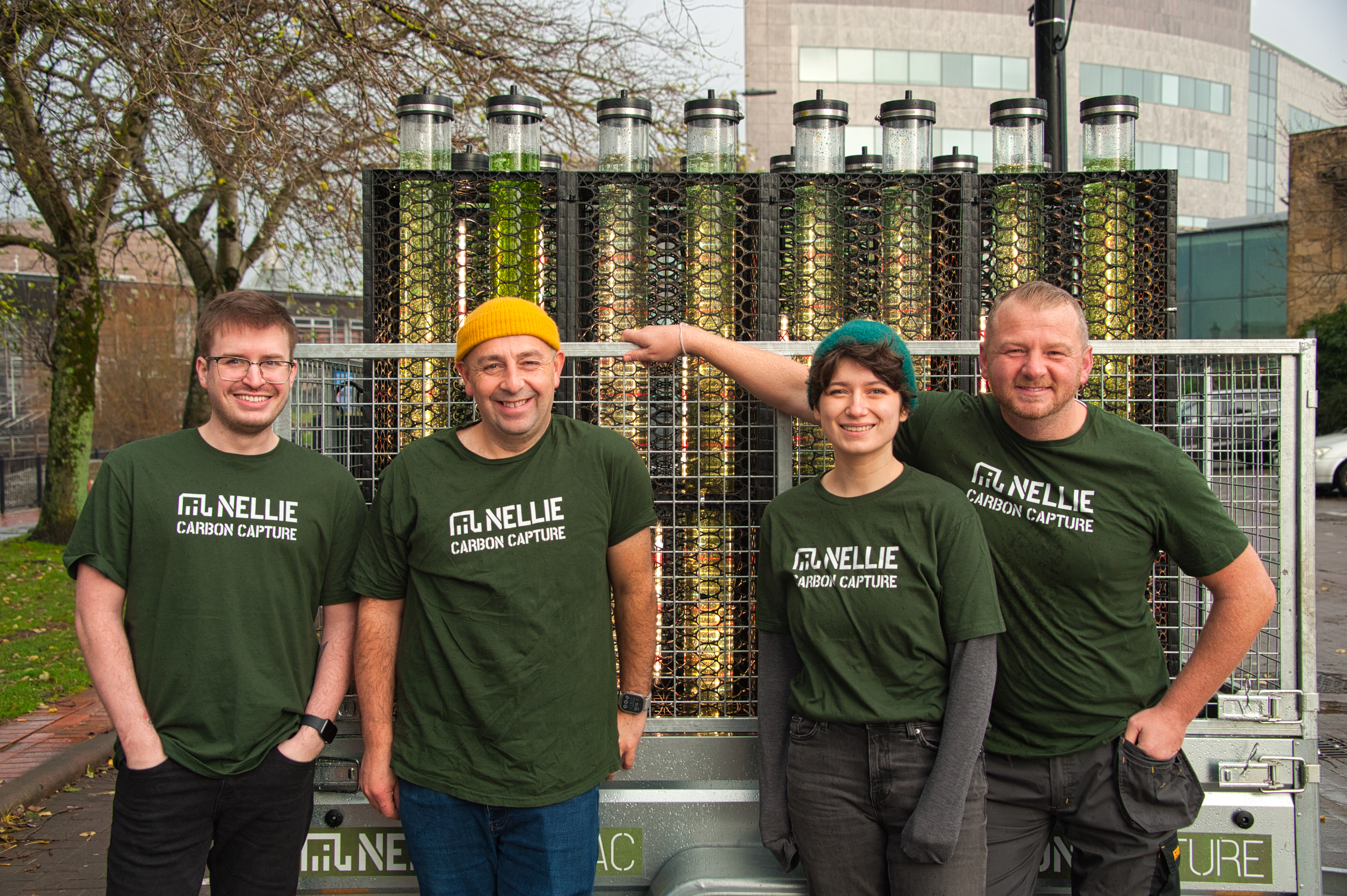 Nellie Technologies team at a Wales Climate Week event.